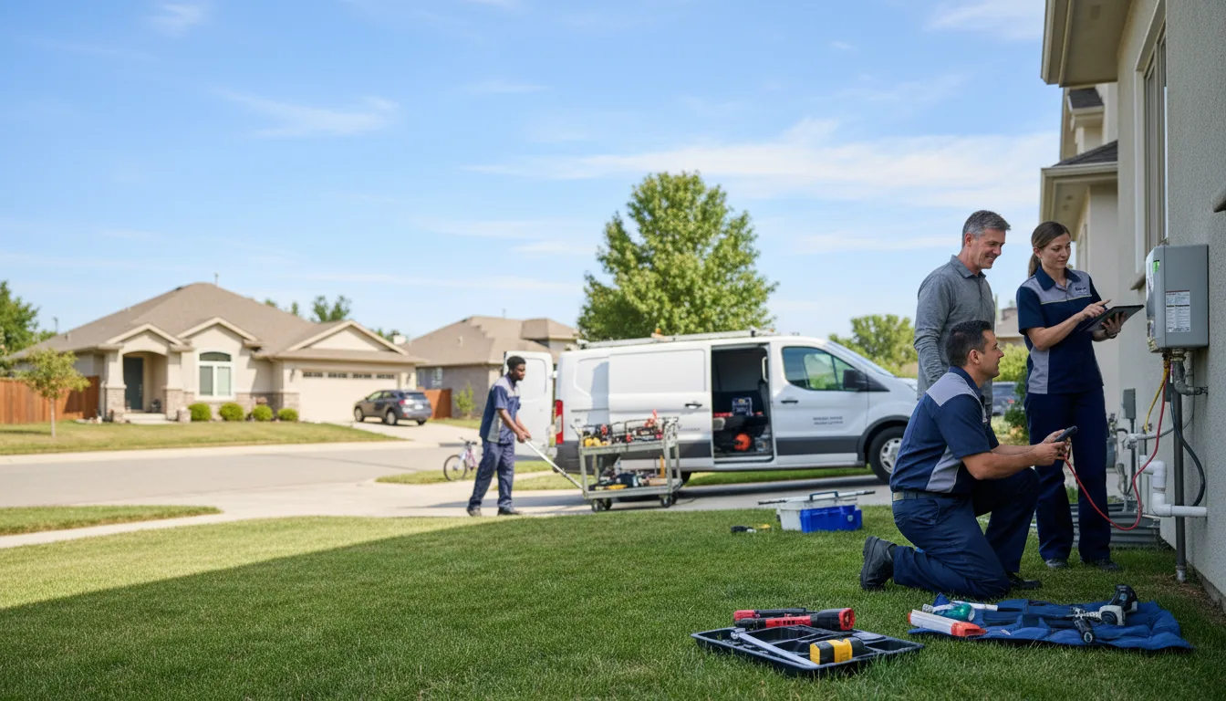Tankless water heater service in Galena, OH
